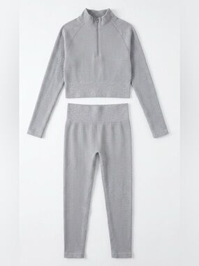 Mango workout / activewear set in grey